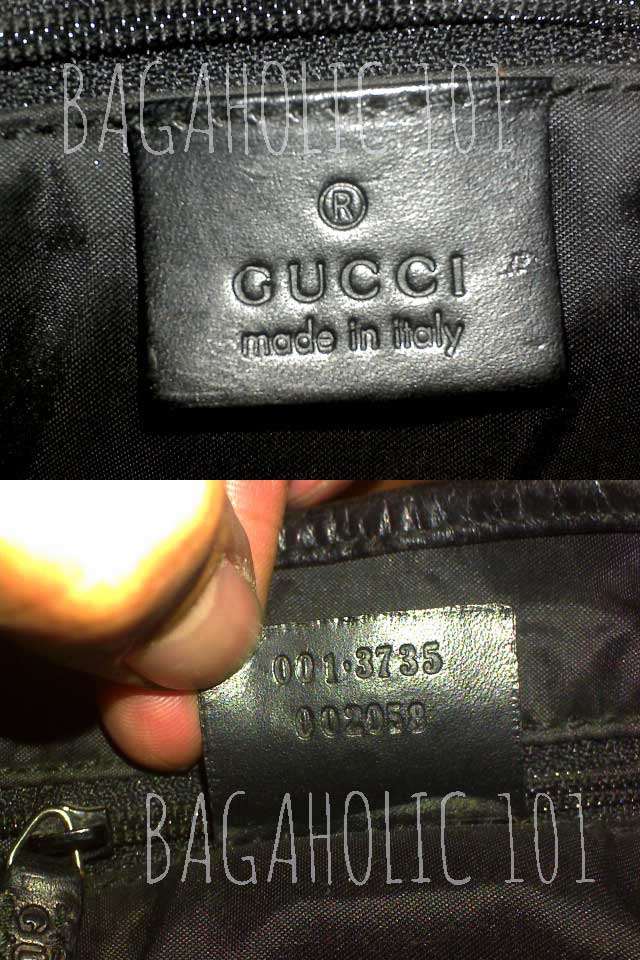 Bag serial number of authentic Gucci 001.3735 002058 - Gucci Serial Number Check - How to Tell ...